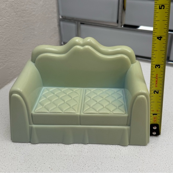 Vintage Playskool Victorian Dollhouse Loveseat Couch Sofa - Picture 10 of 10